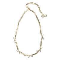 Bijuterii Necklace with bows with crystals Femei