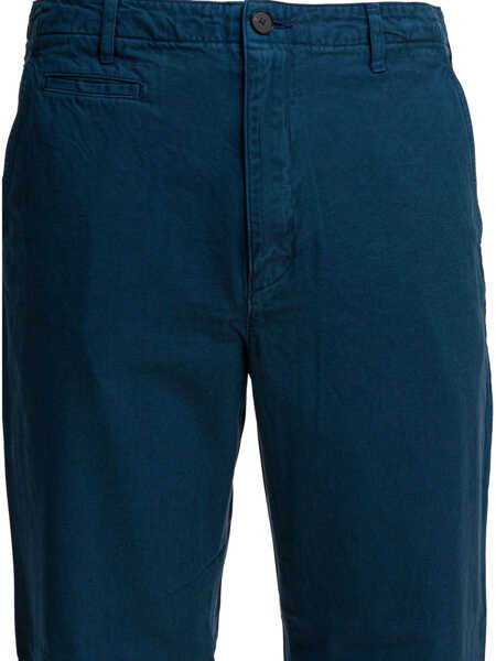 Pantaloni casual AURALEE Finix Pants Blue Barbati (BM 19081011) 3