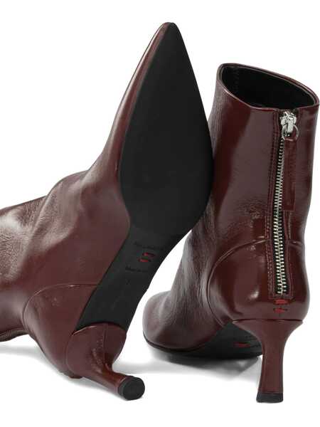 Botine HALMANERA Ankle boots Bordeaux Femei (BM 19081020) 3