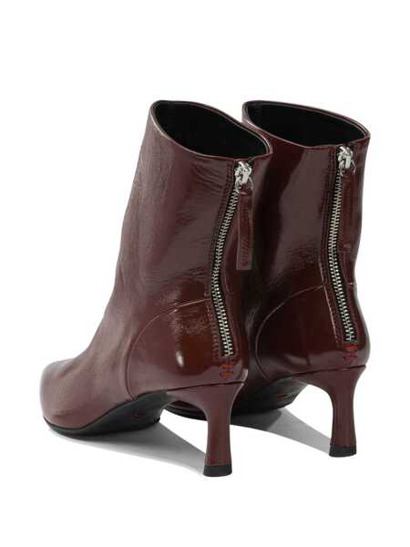 Botine HALMANERA Ankle boots Bordeaux Femei (BM 19081020) 4
