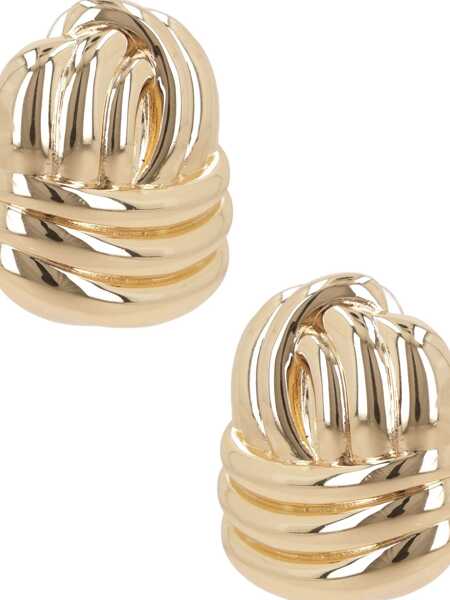 Cercei Self-Portrait Gold knot earrings Gold Femei (BM 19081050) 3