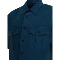 Camasi AURALEE pentru Barbati - Camasi casual AURALEE Cotton shirt Blue Barbati (BM 19081137) - B-mall.ro