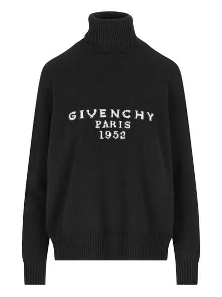 Pulovere Givenchy Givenchy Paris 1952 turtleneck sweater Black Femei (BM 19081146) 1