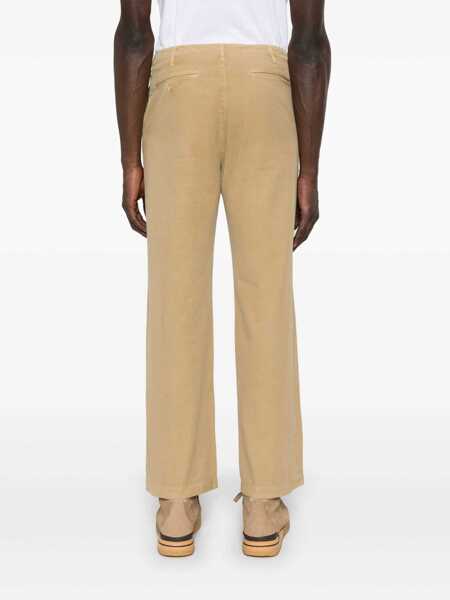 Pantaloni casual AURALEE Finix Pants Beige Barbati (BM 19081194) 4