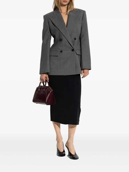 Sacouri Givenchy Double-breasted wool blazer Grey Femei (BM 19081212) 2