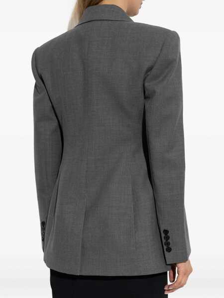 Sacouri Givenchy Double-breasted wool blazer Grey Femei (BM 19081212) 4