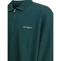 Hanorace pentru Barbati - Hanorace Carhartt Piqu Script Sweatshirt Green Barbati (BM 19081662) - B-mall.ro