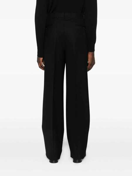 Pantaloni casual Tom Ford Broken pants Black Barbati (BM 19081665) 4