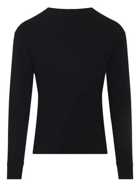 Tricouri Tom Ford Cotton crewneck t-shirt Black Barbati (BM 19081671) 2