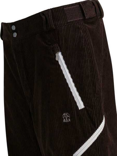 Pantaloni casual Brunello Cucinelli Velvet padded pants Brown Barbati (BM 19081674) 3