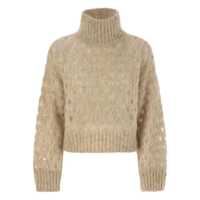 Pulovere "Dazzling Net" Turtleneck sweater Femei
