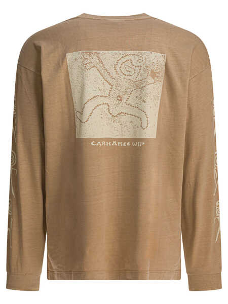 Tricouri Carhartt L/S Terrestrial T-shirt Brown Barbati (BM 19081770) 2