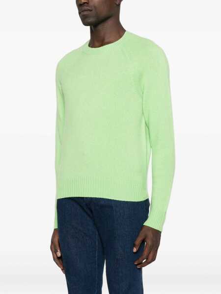 Pulovere Tom Ford Cashmere crewneck sweater Green Barbati (BM 19081833) 3
