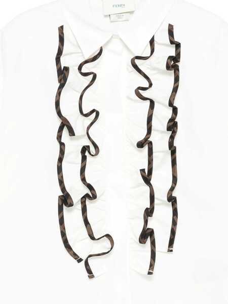 Camasi casual Fendi Shirts White Baieti (BM 19081854) 3