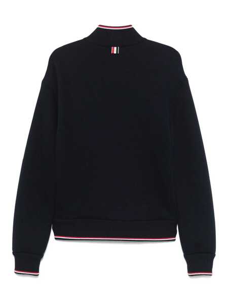 Hanorace Thom Browne Zipper Sweatshirt Blue Barbati (BM 19081863) 2