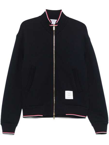 Hanorace Thom Browne Zipper Sweatshirt Blue Barbati (BM 19081863) 1