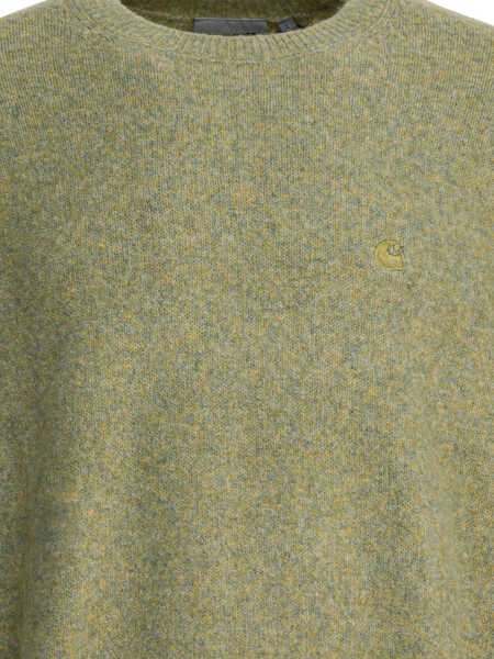 Pulovere Carhartt Curtis Sweater Green Barbati (BM 19081875) 3
