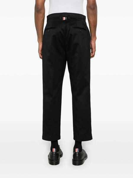 Pantaloni casual Thom Browne Utility pants Black Barbati (BM 19081884) 4