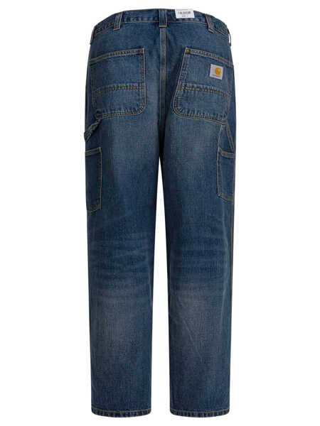 Blugi drepti Carhartt OG Single Knee Jeans Blue Barbati (BM 19081899) 2