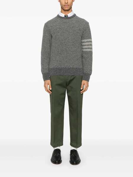 Pantaloni casual Thom Browne Utility pants Green Barbati (BM 19081920) 2