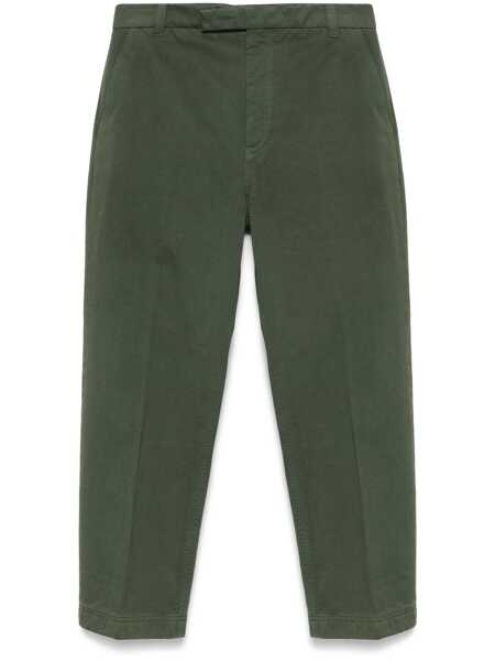 Pantaloni casual Thom Browne Utility pants Green Barbati (BM 19081920) 1
