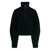 LEMAIRE Half zipper sweater Black