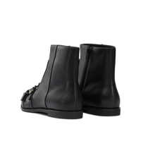 Botine Dama - Botine Pinko Leather zippered ankle boots Black Femei (BM 19082076) - B-mall.ro