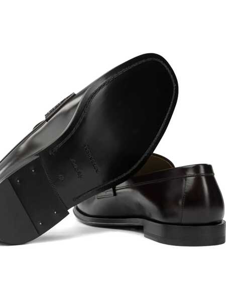 Mocasini HENDERSON BARACCO Glossy leather loafers Brown Barbati (BM 19082088) 4