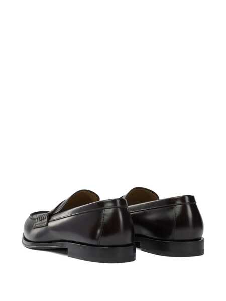 Mocasini HENDERSON BARACCO Glossy leather loafers Brown Barbati (BM 19082088) 5