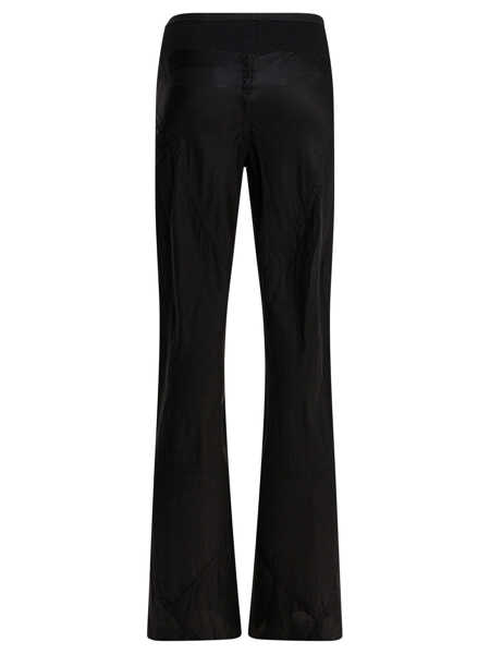 Pantaloni casual Rick Owens Bias Pants Black Femei (BM 19082109) 2