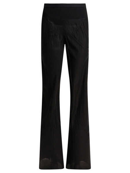 Pantaloni casual Rick Owens Bias Pants Black Femei (BM 19082109) 1