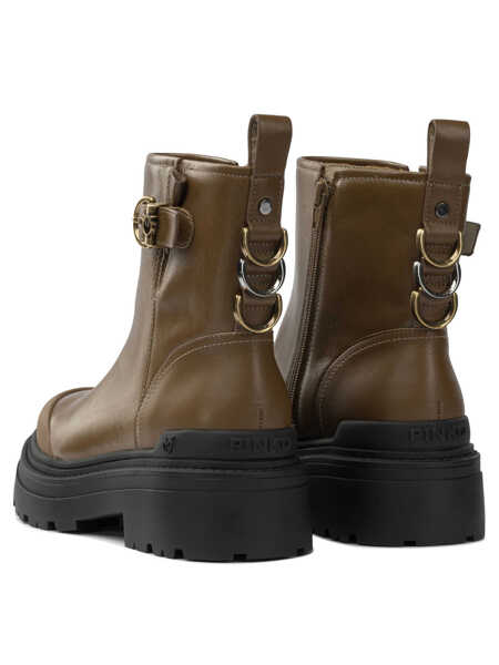 Botine Pinko Ankle boots Brown Femei (BM 19082121) 4