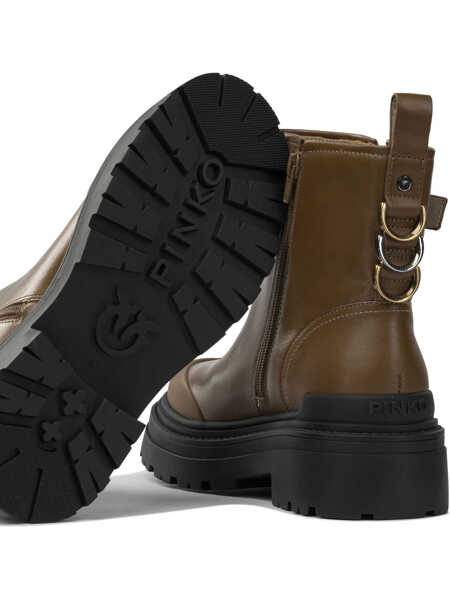 Botine Pinko Ankle boots Brown Femei (BM 19082121) 5