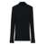 LEMAIRE Ribbed turtleneck Black