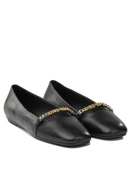 Balerini Pinko Leather ballet flats with square toe Black Femei (BM 19082163) 2