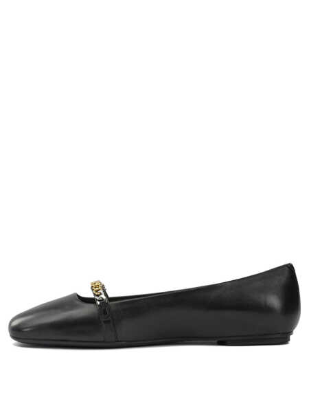 Balerini Pinko Leather ballet flats with square toe Black Femei (BM 19082163) 3
