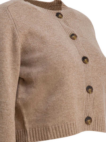 Cardigane LOULOU DE SAISON Zephir Cardigan Beige Femei (BM 19082166) 4