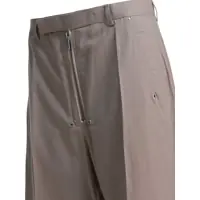 Pantaloni Dama - Pantaloni casual Rick Owens Tailored Wide Belas Pants Beige Femei (BM 19082172) - B-mall.ro