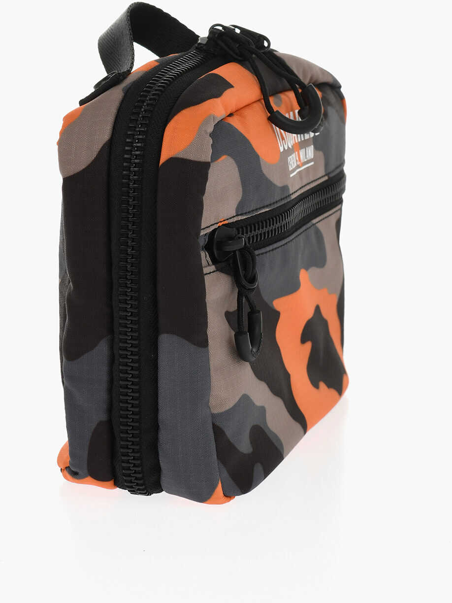 Genti de mana DSQUARED2 Camouflage Motif Ripstop Fabric Organizer Bag Multicolor Barbati (BM 19082239) 2