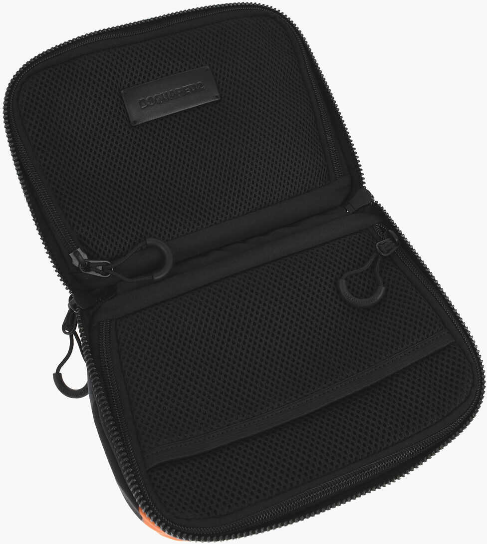 Genti de mana DSQUARED2 Camouflage Motif Ripstop Fabric Organizer Bag Multicolor Barbati (BM 19082239) 4