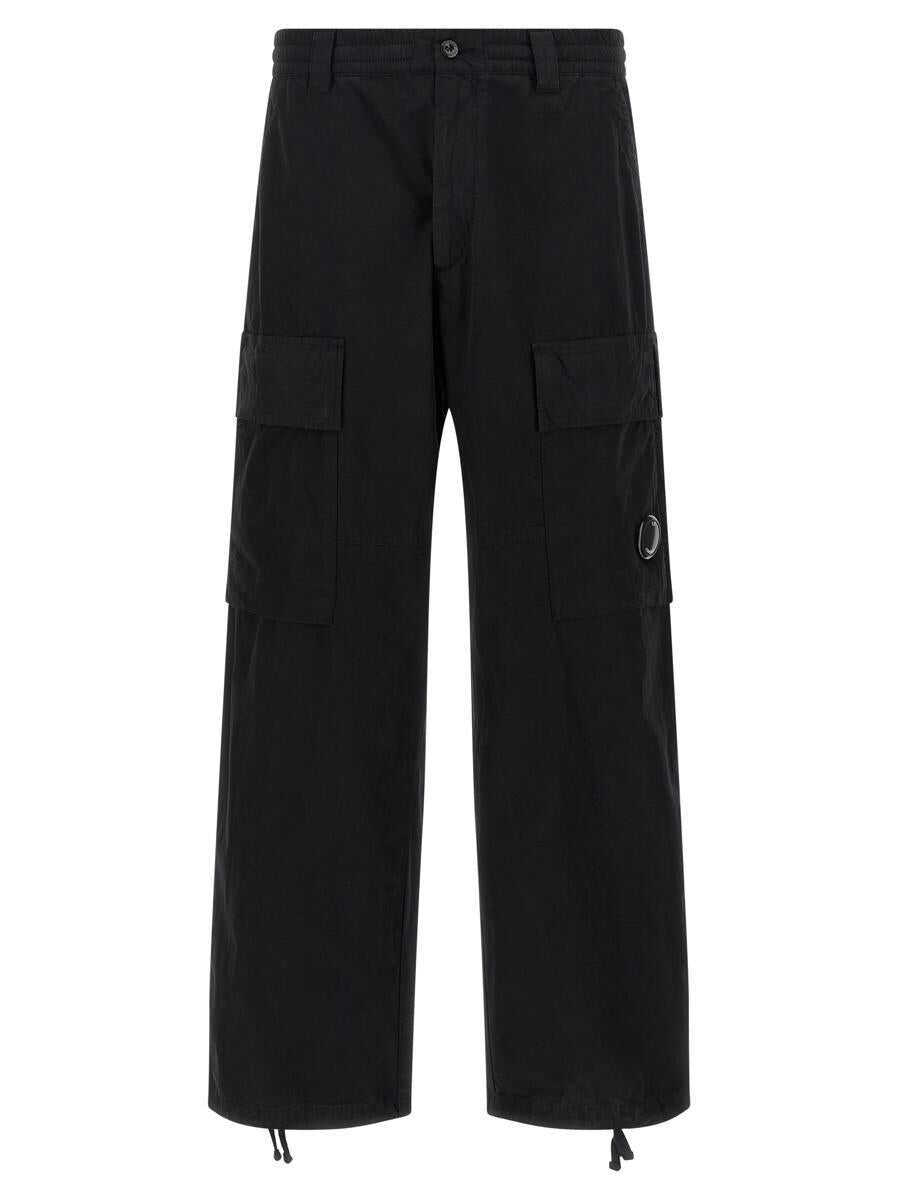 Pantaloni C.P. Company C.P. Company Cargo Microreps Pants Black Barbati (BM 19082829) 1