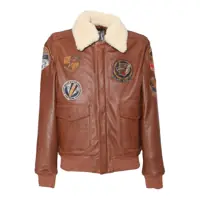 Geci Schott Nyc Leather Jacket Barbati