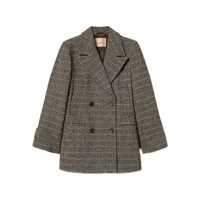 Paltoane Twinset Double-Breasted Chevron Coat Femei