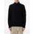C.P. Company C.P. Company Black Wool Zip Sweater Black