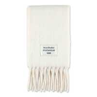 Esarfe Acne Studios Wool Scarf With Fringes Barbati