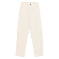 Pantaloni casual Yerse Sugar Pants In Écru Cotton Femei