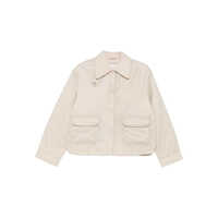 Geci Yerse Thelma Jacket In Ecru Quilted Texture Femei