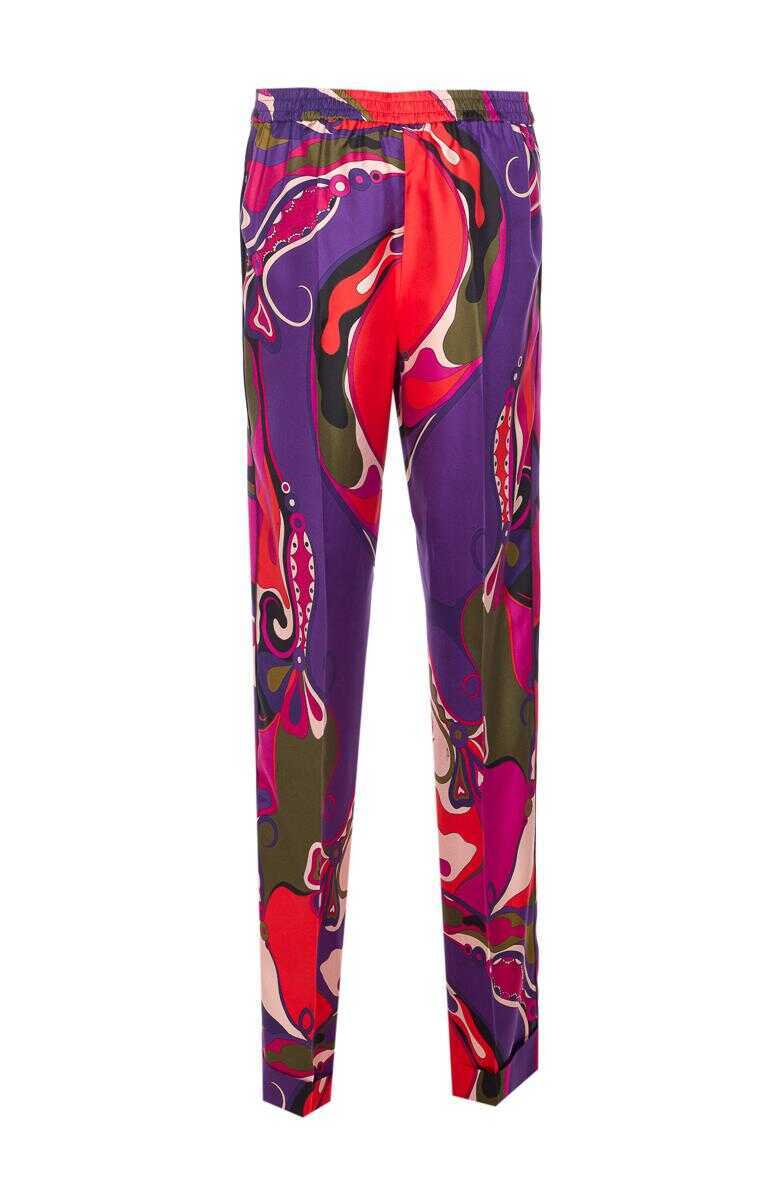 Pantaloni casual PUCCI Pucci Trousers MULTICOLOUR Femei (BM 19083687) 2