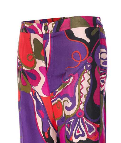 Pantaloni casual PUCCI Pucci Trousers MULTICOLOUR Femei (BM 19083687) 3
