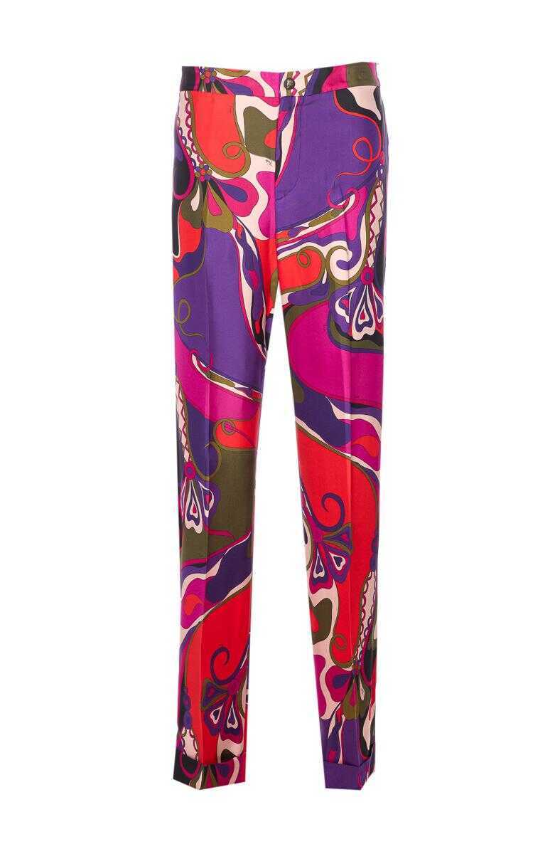 Pantaloni casual PUCCI Pucci Trousers MULTICOLOUR Femei (BM 19083687) 1